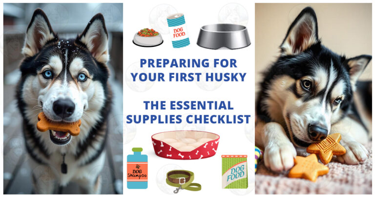 Preparing for your first Husky: the essential supplies checklist