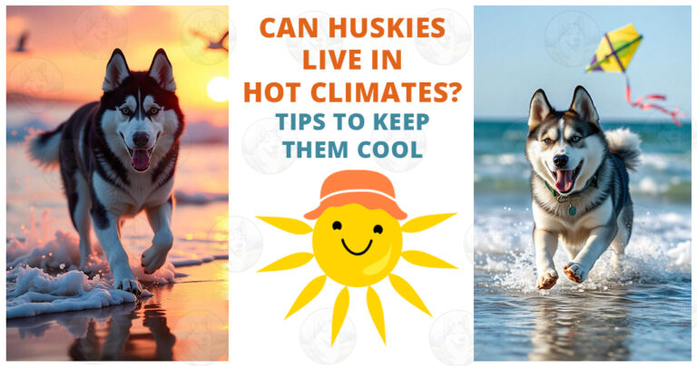 can huskies live in hot climates