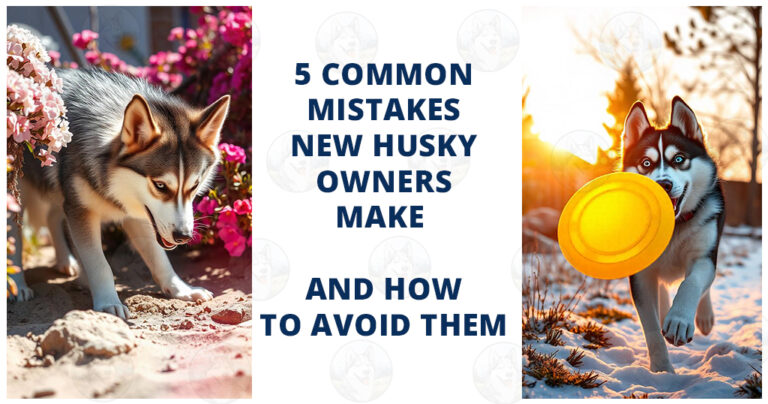 common mistakes new husky owners make