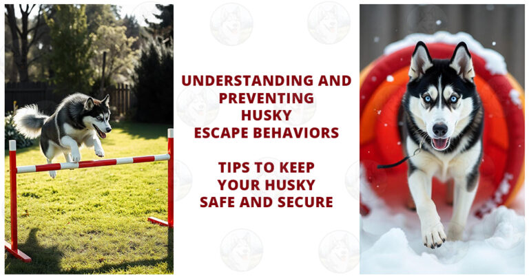 preventing Husky escape behaviors: tips to keep your Husky safe and secure