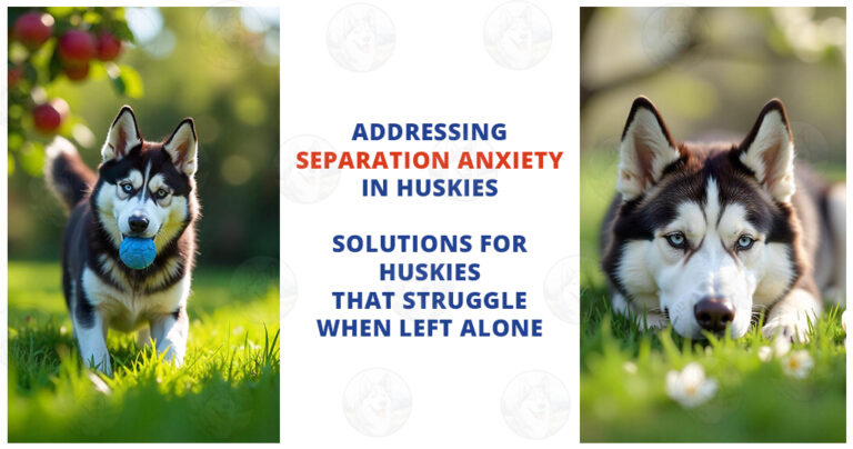 addressing separation anxiety in Huskies: solutions for huskies that struggle when left alone