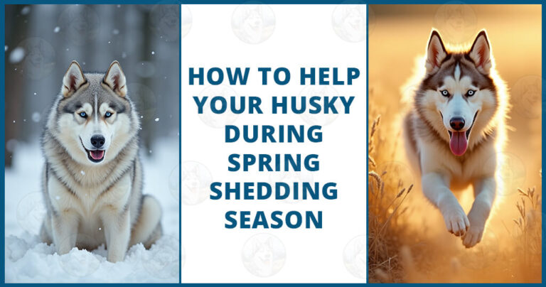 How to help your Husky during spring shedding season