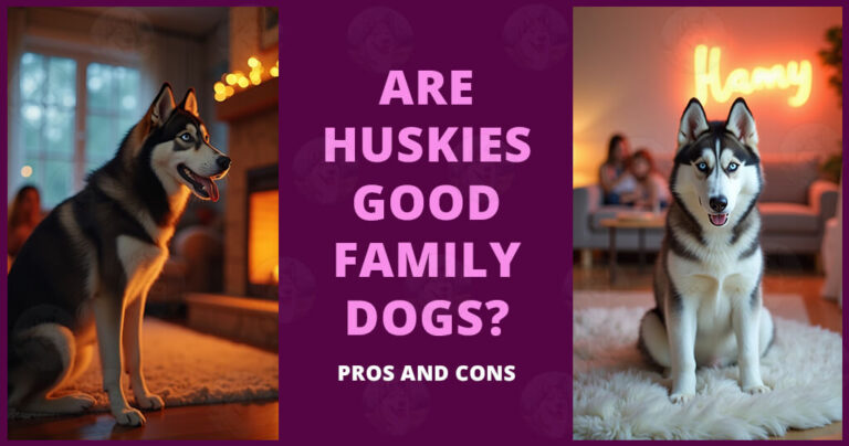 Are Huskies good family dogs Pros and cons