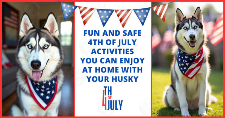 If you have wondered how to enjoy fun and safe 4th of July activities with your Husky at home, you are in the right place.