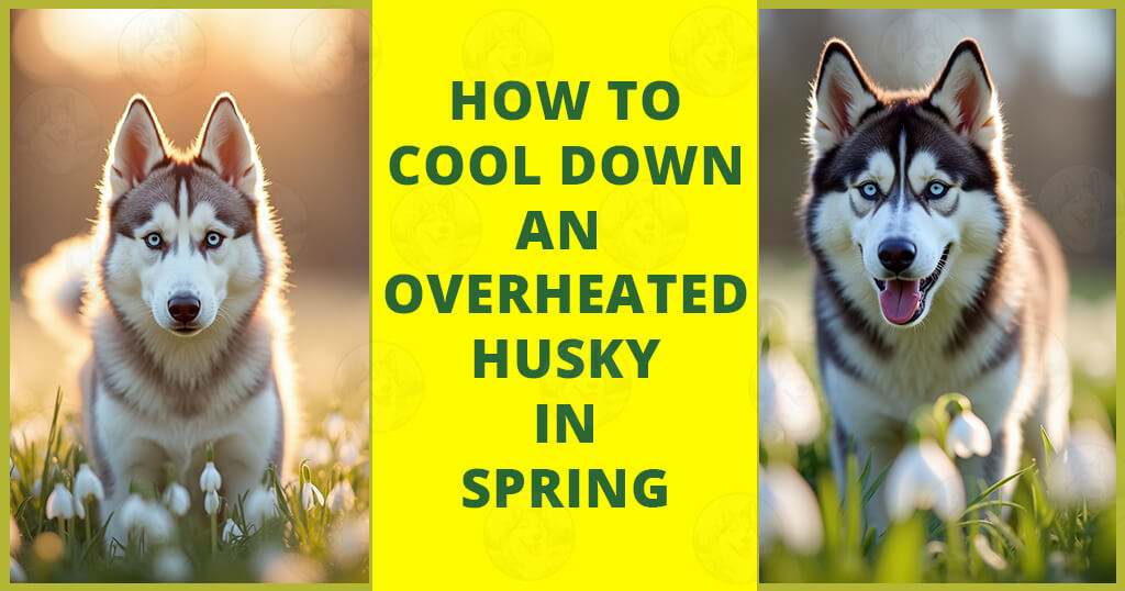 How to cool down an overheated Husky in spring How to cool down an overheated Husky in spring
