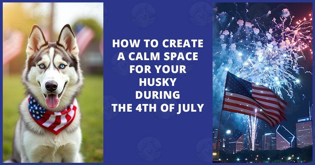 How to create a calm space for your Husky during the 4th of July How to create a calm space for your Husky during the 4th of July