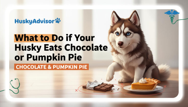 What to Do if Your Husky Eats Chocolate or Pumpkin Pie What to Do if Your Husky Eats Chocolate or Pumpkin Pie
